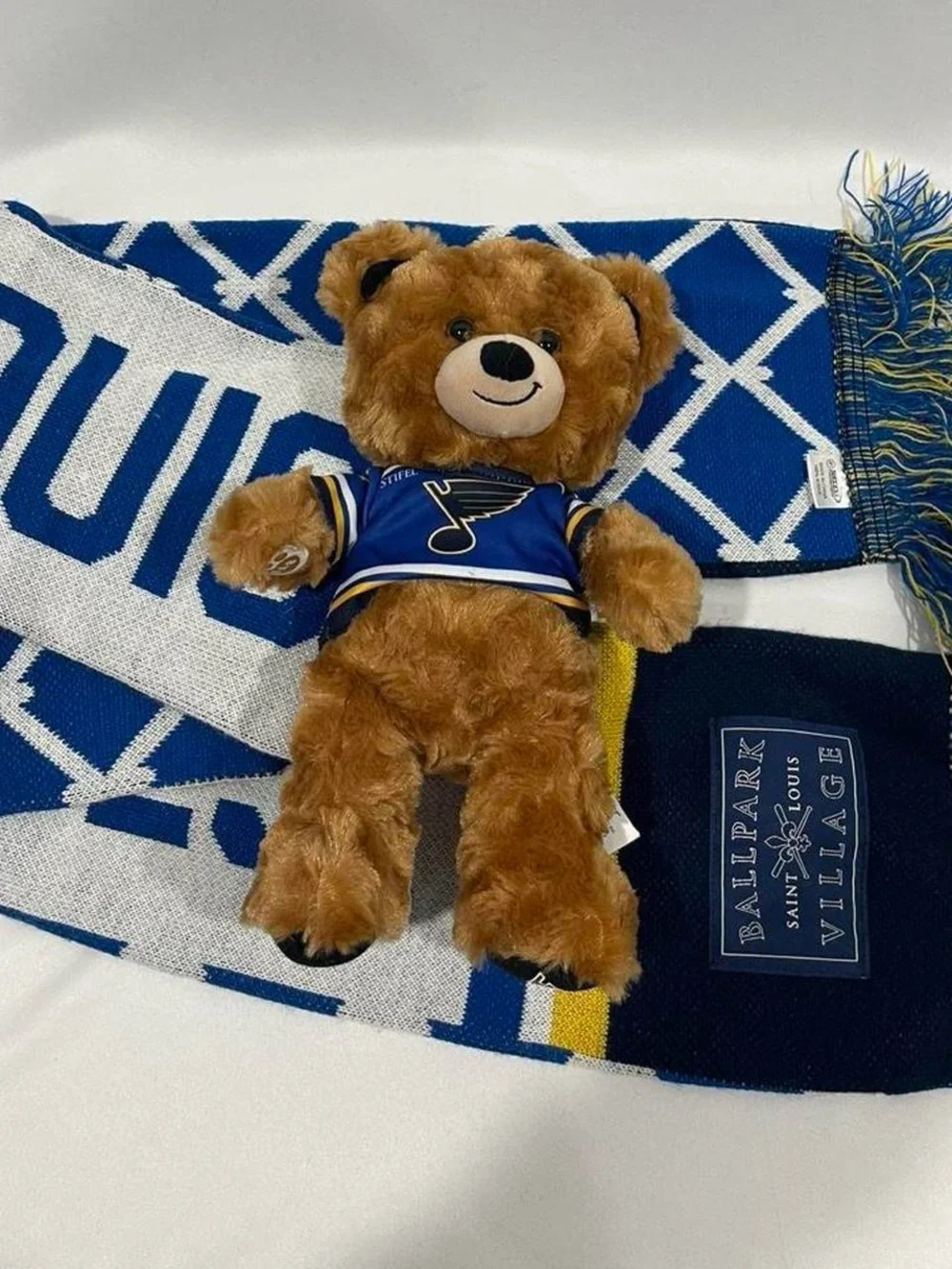 St. Louis Blues NHL Scarf And Bear Set #NHL #StLouisBlues